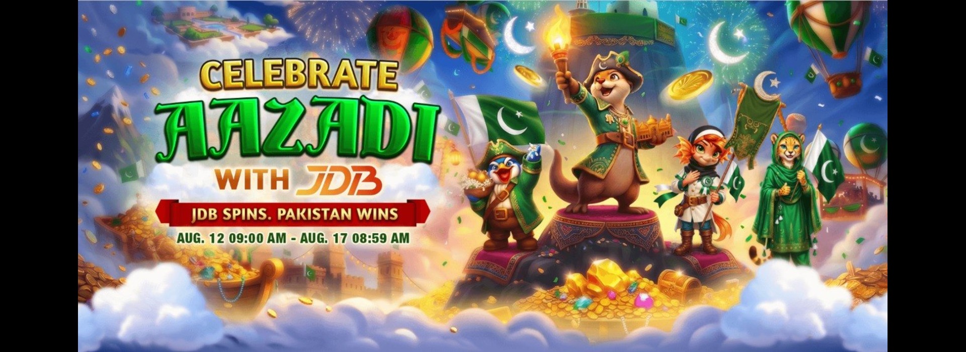 Pakistan Day Gala, Win with JDB!
